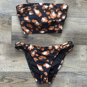 Leopard print bikini